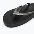 Жіночі шльопанці Ipanema Bossa Soft V чорні/сріблясті 7