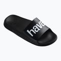 Шльопанці Havaianas Classic Logomania navy black