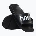 Шльопанці Havaianas Classic Logomania navy black 6