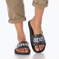 Шльопанці Havaianas Classic Logomania navy black 8
