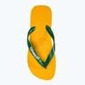 Шльопанці з логотипом Havaianas Brasil жовтогарячі 5