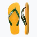 Шльопанці з логотипом Havaianas Brasil жовтогарячі 11