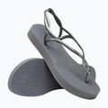 Жіночі босоніжки Havaianas Luna Flatform сірі сталеві 12