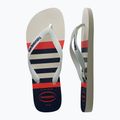 Шльопанці Havaianas Top Nautical білий / білий / темно-синій 11