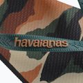 Чоловічі шльопанці Havaianas Top Camu чорні / панталони зелені 9