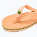 Персикові шльопанці Havaianas Brasil Logo 7