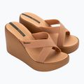 Шльопанці жіночі Ipanema High Fashion II Slide beige/glitter beige/green
