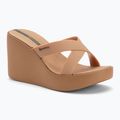 Шльопанці жіночі Ipanema High Fashion II Slide beige/glitter beige/green