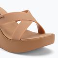 Шльопанці жіночі Ipanema High Fashion II Slide beige/glitter beige/green 7