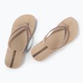 Жіночі шльопанці Ipanema Mesh Chic Plat бежевий / блискучий бежевий 3