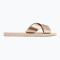 Шльопанці жіночі Havaianas Aqua Metallic beige 2