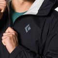 Куртка дощовик чоловіча Black Diamond Stormline Stretch black 5