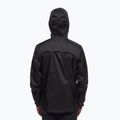 Куртка дощовик чоловіча Black Diamond Treeline black 2