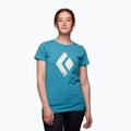 Футболка для скелелазіння жіноча Black Diamond Chalked Up cerulean blue