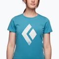 Футболка для скелелазіння жіноча Black Diamond Chalked Up cerulean blue 3