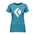 Футболка для скелелазіння жіноча Black Diamond Chalked Up cerulean blue 4