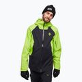 Куртка для скітуру чоловіча Black Diamond Recon Lt Stretch black/lime green