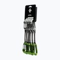 Набір карабінів для скелелазіння Black Diamond Litewire Quickpack Set 6 pcs. 12 cm envy green