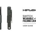 Велосипедний замок Hiplok Switch чорний 9