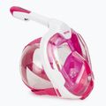 Маска повнолицьова для снорклінгу SEAC Magica white/pink