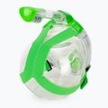 Дитяча повнолицева маска для снорклінгу SEAC Libera lime transparent/lime 4