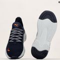 Чоловічі кросівки PUMA Softride Premier Slip-On темно-сині/платинові сірі/ультрапомаранчеві 17