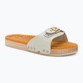 Жіночі шльопанці Scholl Pescura Flat Massage Lea off white