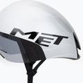 Шолом велосипедний MET Codatronica white/silver matt glossy 7