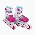 Роликові ковзани дитячі Roces Jokey X Girl white/pink 2