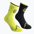 Шкарпетки для бігу LaSportiva For Your Mountain жовто-чорні 69R999720 6