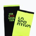 Шкарпетки для бігу LaSportiva For Your Mountain жовто-чорні 69R999720 4