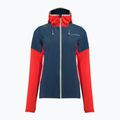 Кофта трекінгова жіноча La Sportiva Session Tech Hoody storm blue/cherry tomato