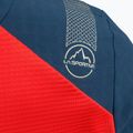 Кофта трекінгова жіноча La Sportiva Session Tech Hoody storm blue/cherry tomato 4