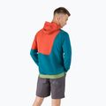 Кофта для трекінгу чоловіча La Sportiva Mood Hoody синьо-оранжева N71623313 3