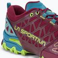 Кросівки для бігу жіночі La Sportiva Bushido II бордово-блакитні 36T502624 11