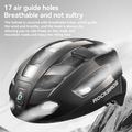 Шолом велосипедний Rockbros 100036001 With Remote Control and Warning Light black 2