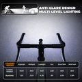 Ліхтарик велосипедний передній Rockbros 2410008003 Bike Front Light 1500 Lumen black 2