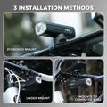 Ліхтарик велосипедний передній Rockbros 2410008003 Bike Front Light 1500 Lumen black 5