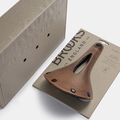 Сідло велосипедне Brooks England C17 Carved orange 8