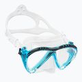 Маска для дайвінгу Cressi Lince clear/aquamarine 6