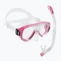 Набір для снорклінгу дитячий Cressi Ondina + Top clear/pink