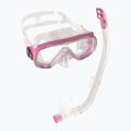 Набір для снорклінгу дитячий Cressi Ondina + Top clear/pink 9