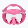 Маска для дайвінгу Cressi F1 pink 2