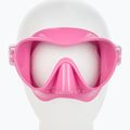 Маска для дайвінгу Cressi F1 Small pink 2