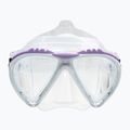 Маска для дайвінгу Cressi Lince clear/white/lilac 2