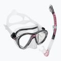 Набір для дайвінга Cressi Big Eyes Evolution + Alpha Ultra Dry black/pink