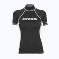 Футболка для плавання жіноча Cressi Rash Guard S/SL black/white