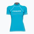 Футболка для плавання жіноча Cressi Rash Guard S/SL aquamarine