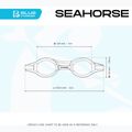 Окуляри для плавання дитячі Cressi Seahorse grey/white/pink 8