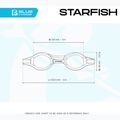 Окуляри для плавання дитячі Cressi Starfish green/azure 2